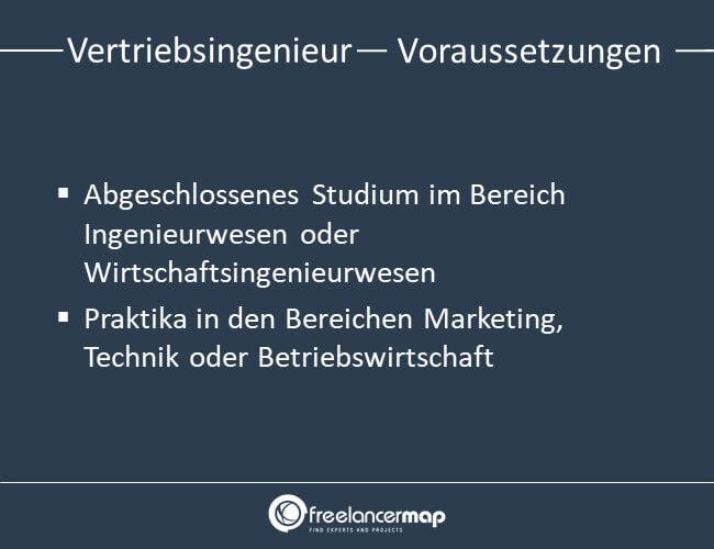 Voraussetzungen, die ein Vertriebsingenieur mitbringen muss