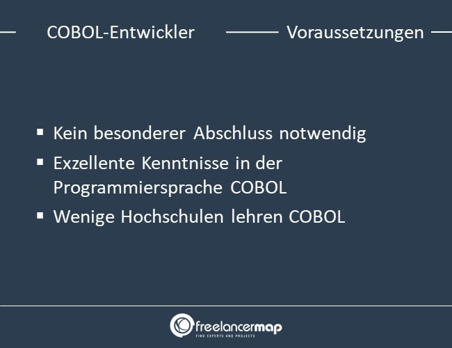 Voraussetzungen um COBOL-Entwickler zu werden