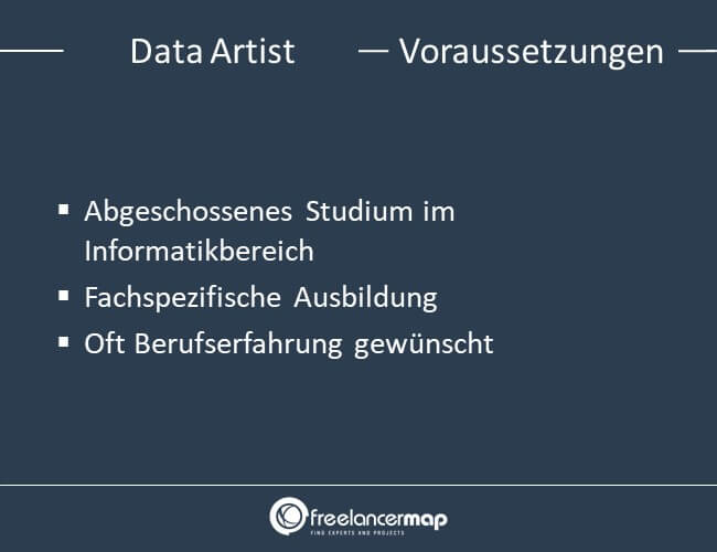 Voraussetzungen um Data Artist zu werden