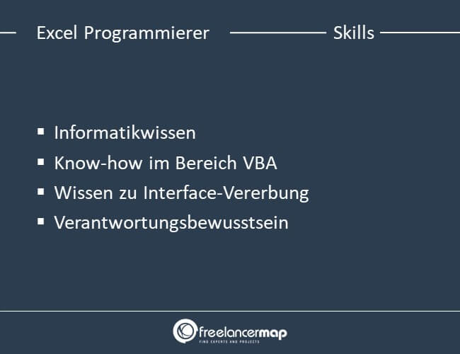 Die Skills eines Excel Programmierers