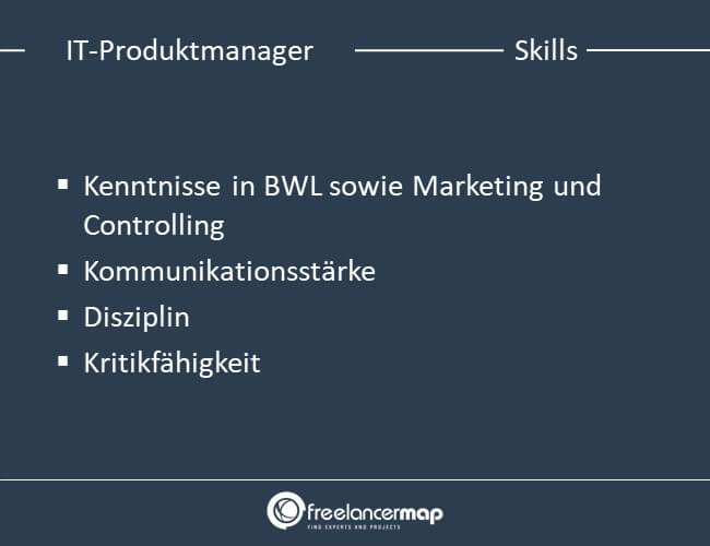 Skills eines IT-Produktmanagers.