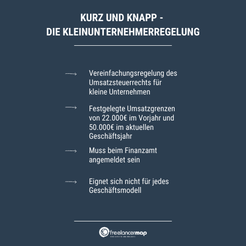 Zusammenfassung der Kleinunternehmerregelung