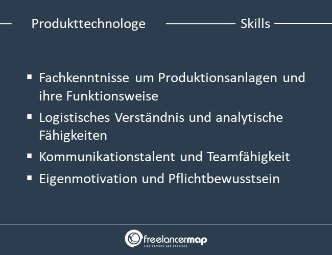 Skills eines Produkttechnologen