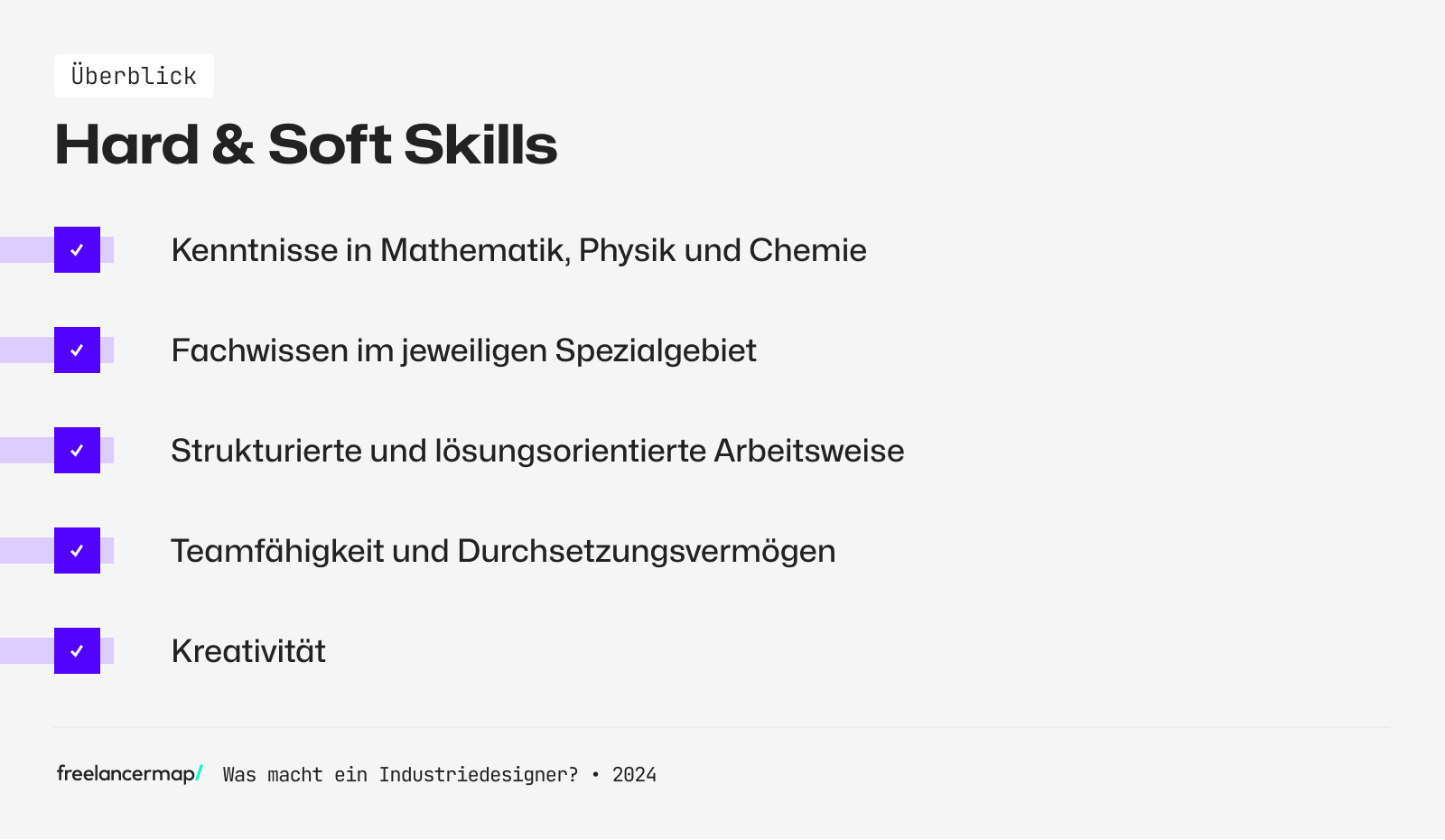Skills eines Industriedesigners
