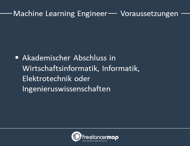 Voraussetzungen, um Machine Learning Engineer zu werden.
