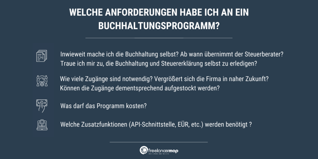 Fragen, die helfen können, das richtige Buchhaltungstool zu wählen