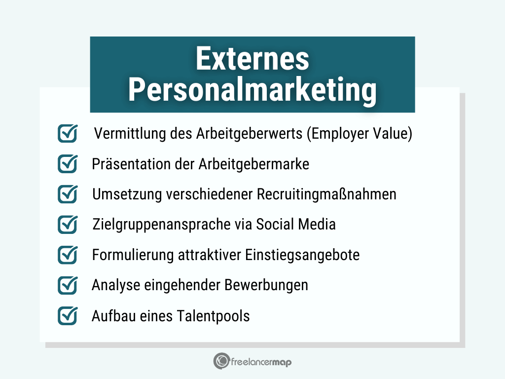 Umsetzungsmaßnahmen des externen Personalmarketings