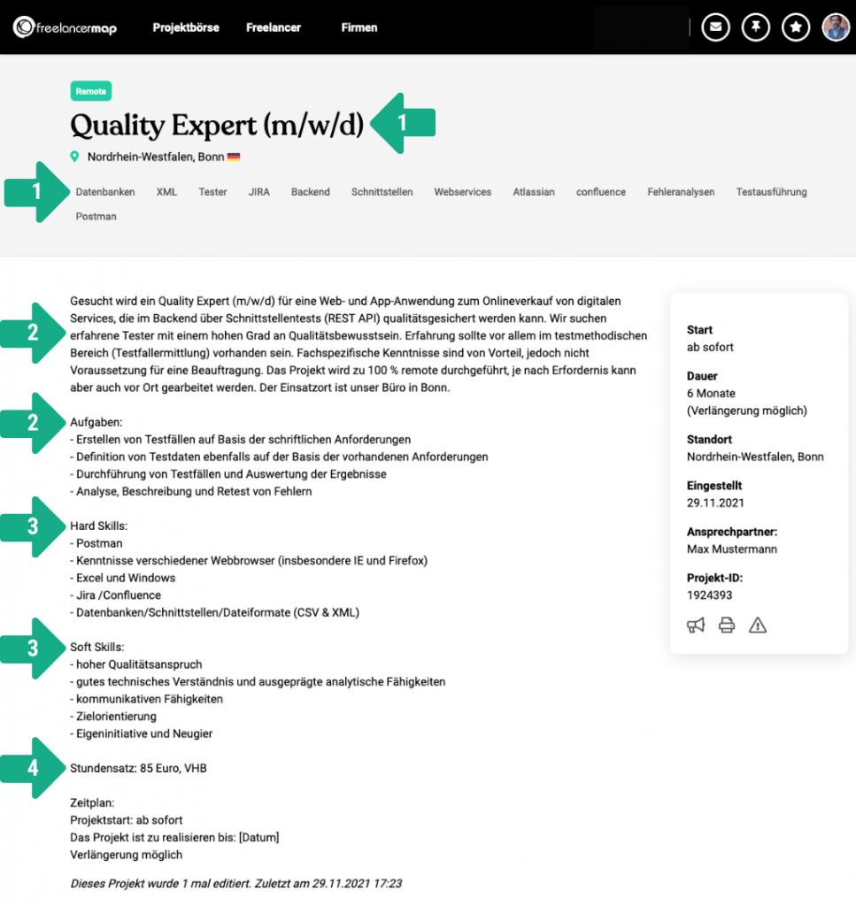 projektbeschreibung formulieren beispiel vorlage