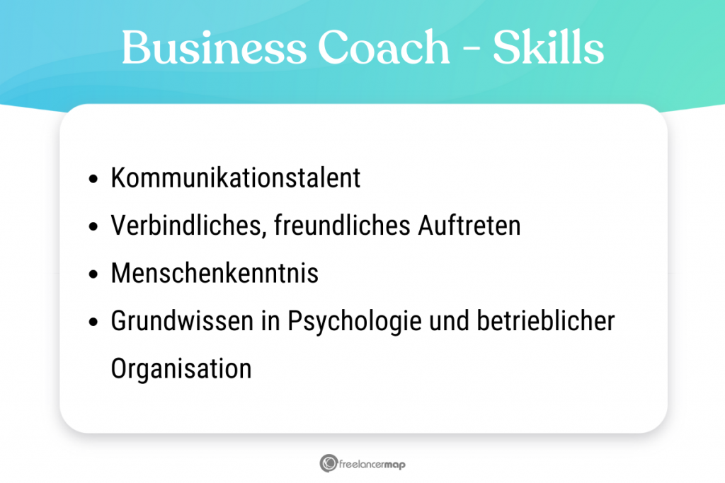 Skills, die ein Business Coach haben sollte, sind z.B. Kommunikationstalent