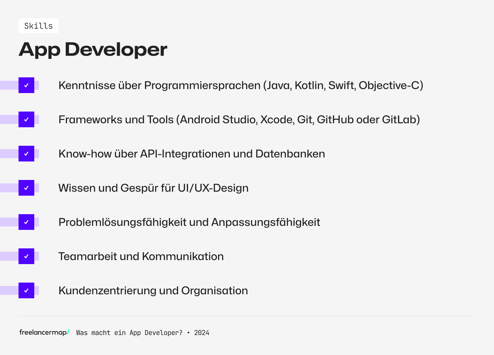 Diese Skills sollte ein App Developer besitzen