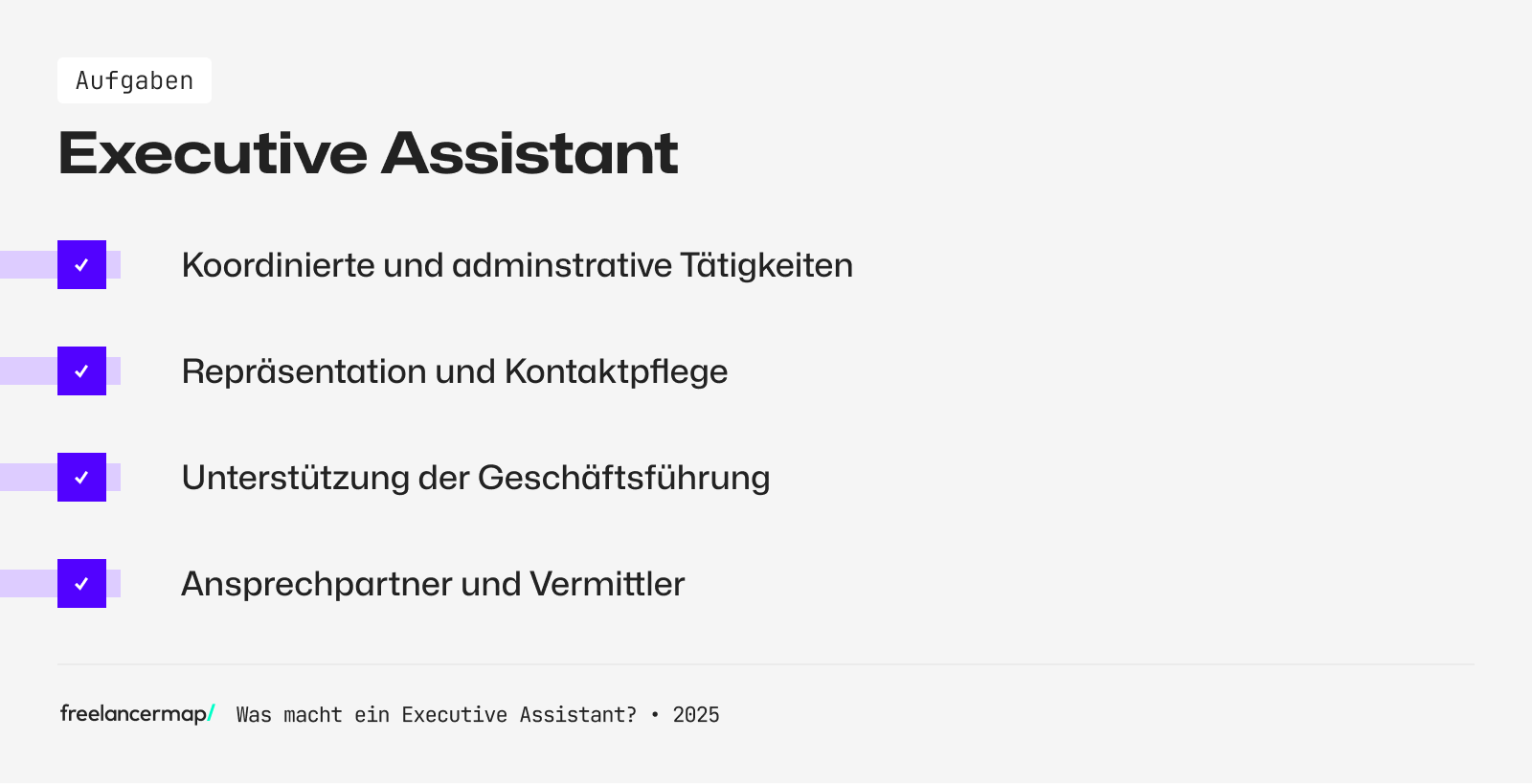 Aufgabenbereiche des Executive Assistant
