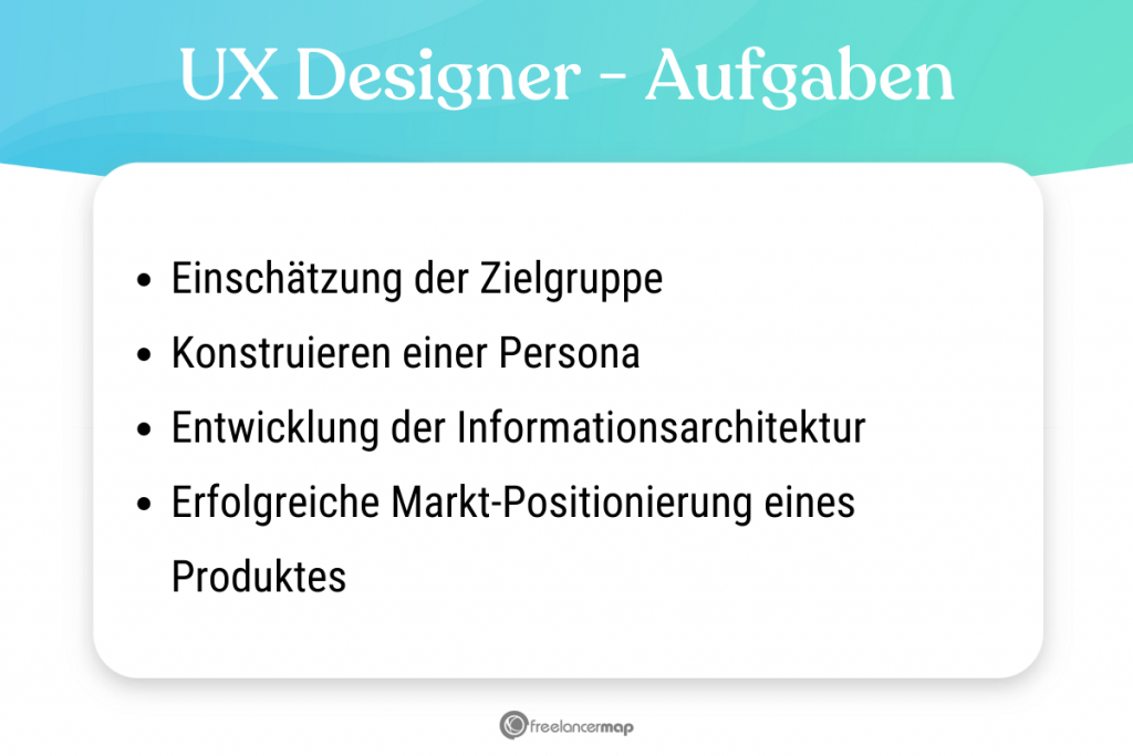 Aufgabenbereiche des UX Designers