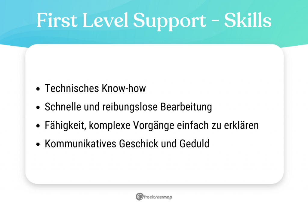 Diese Skills sollte ein First-Level-Support besitzen