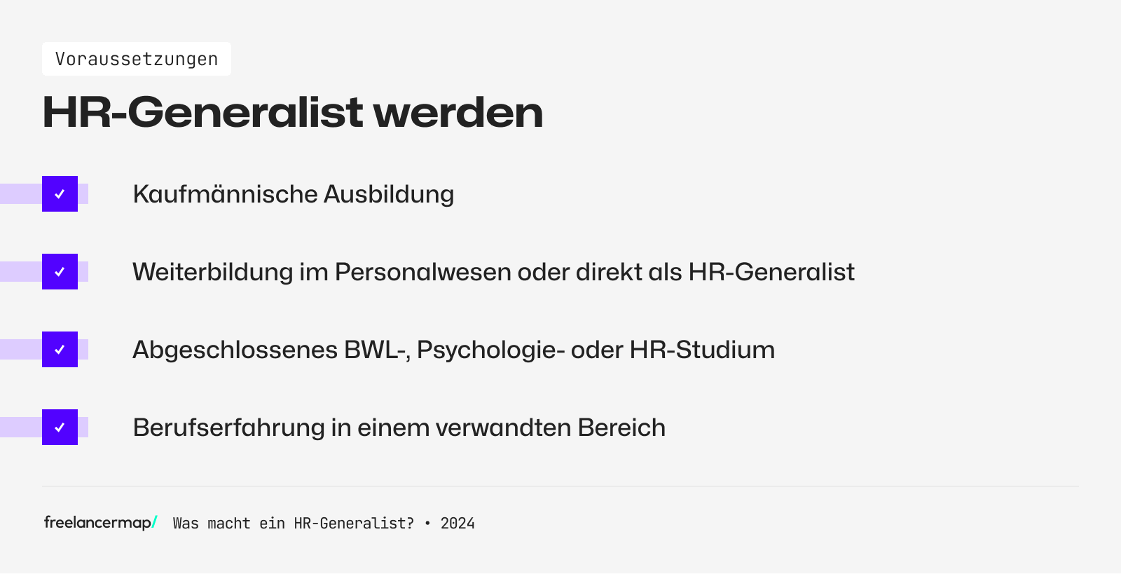 hr generalist voraussetzungen