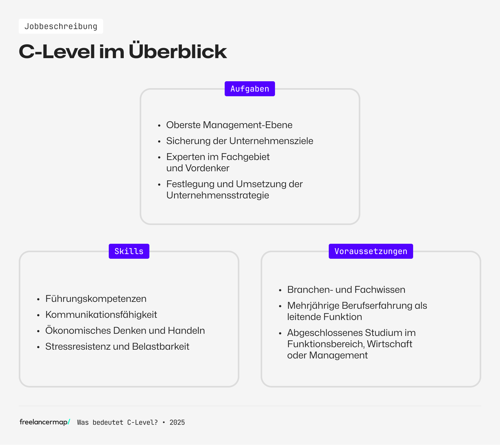 c-level aufgaben voraussetzungen skills