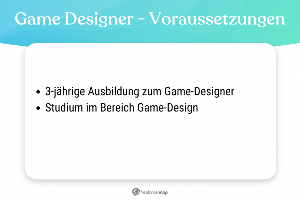 Voraussetzungen, um Game Desginer zu werden 