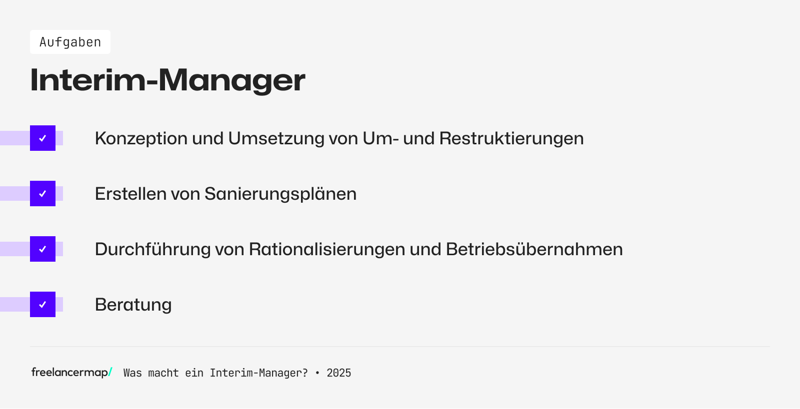 Aufgaben eines Interimmanagers