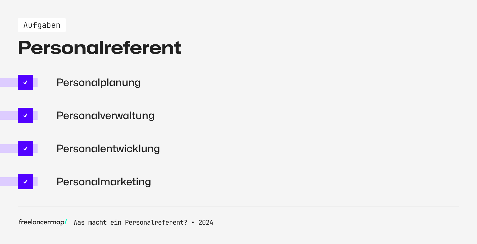 Aufgabenbereiche des Personalreferenten