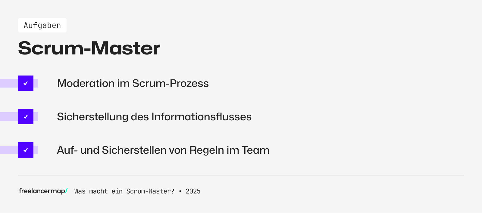 Aufgaben Scrum Master