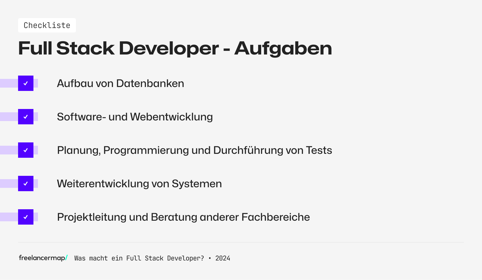 full stack developer aufgaben