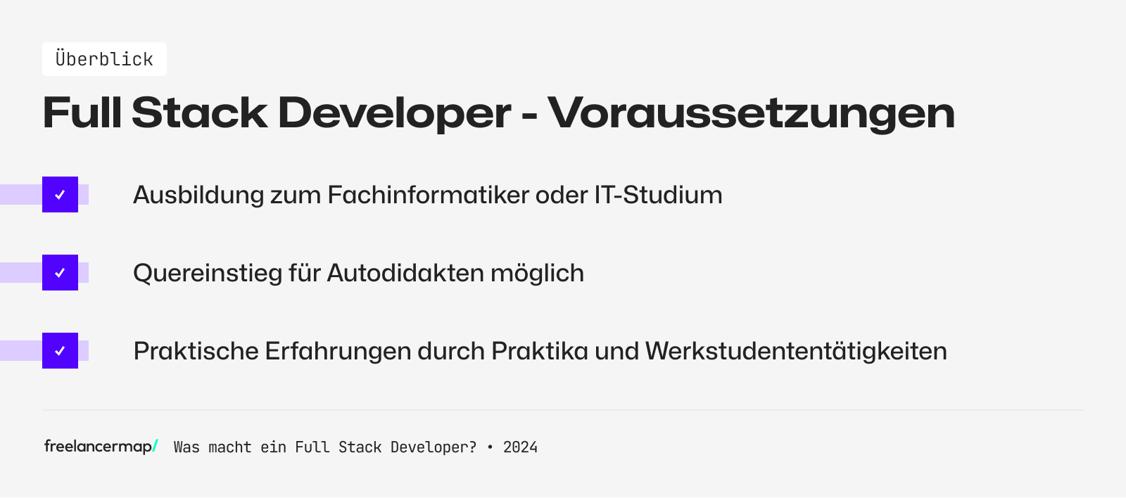 full stack developer voraussetzungen