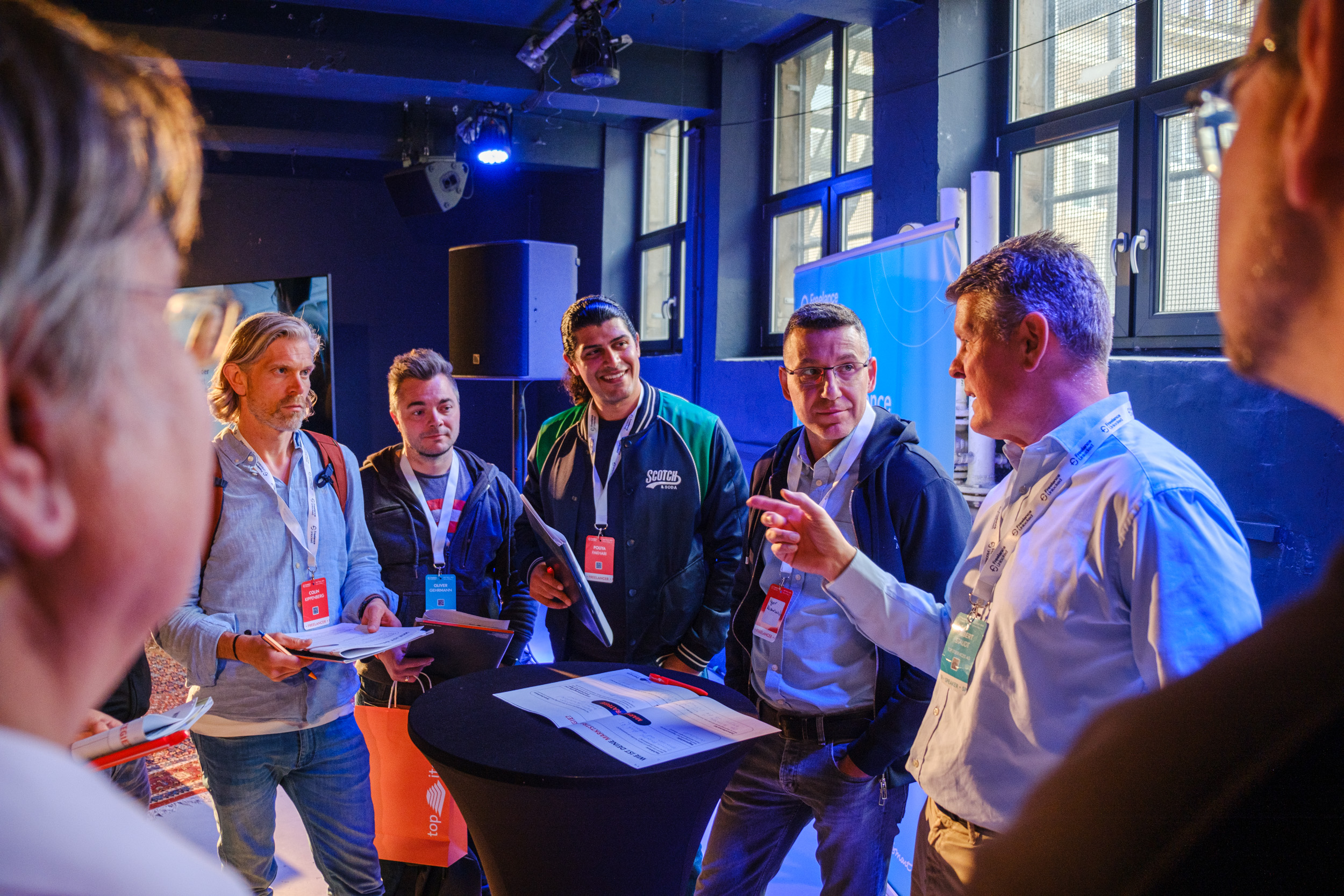 Auch in den Pausen wurden fleißig Kontakte geknüpft