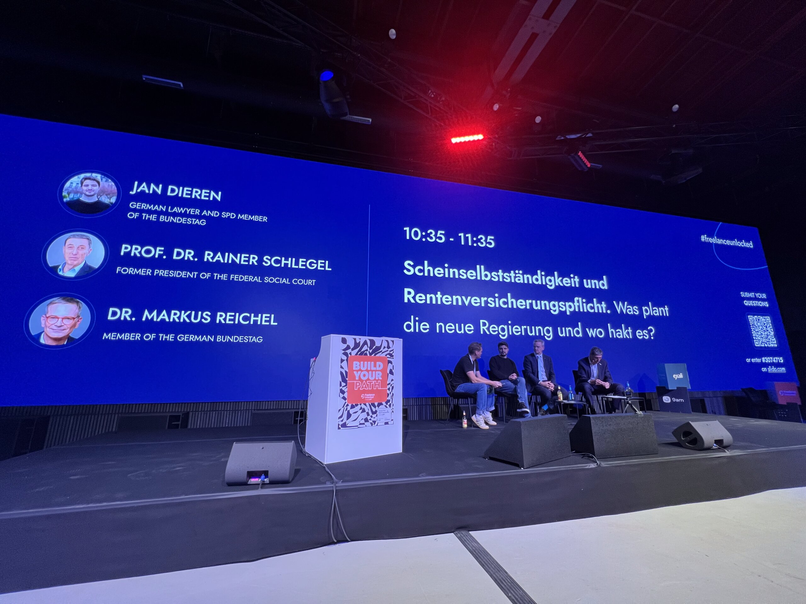 Politiktalk auf der Unlocked 2025