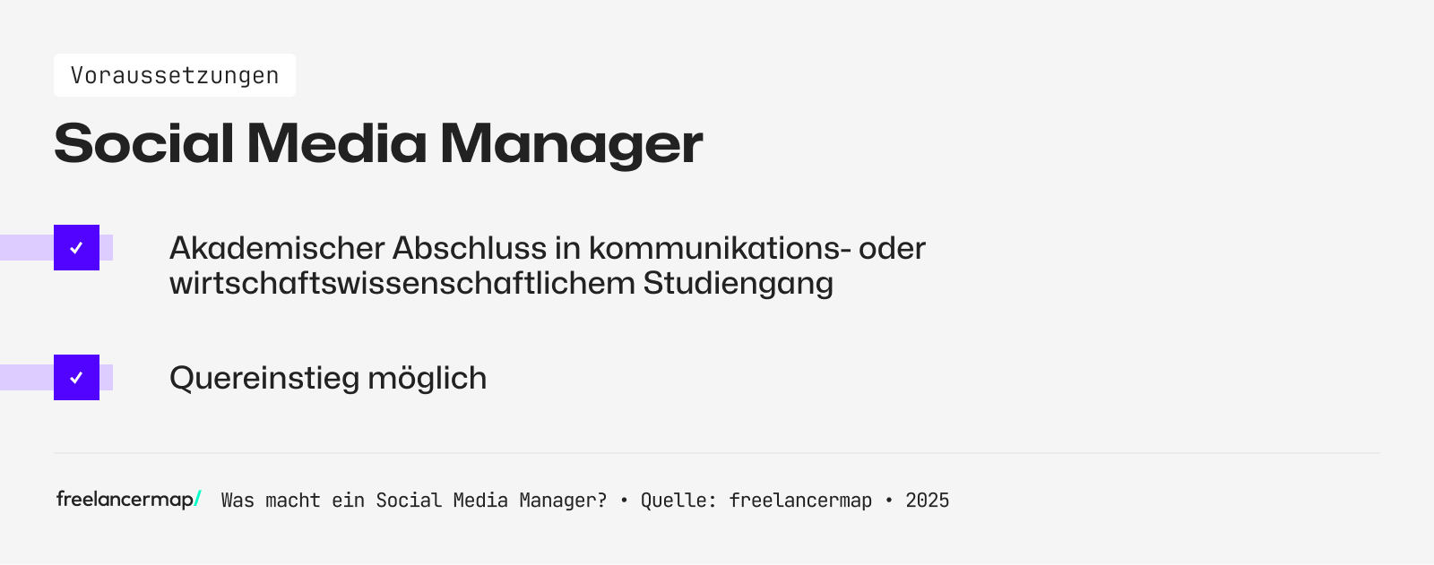 Auch ein Quereinstieg als Social Media Manager ist möglich